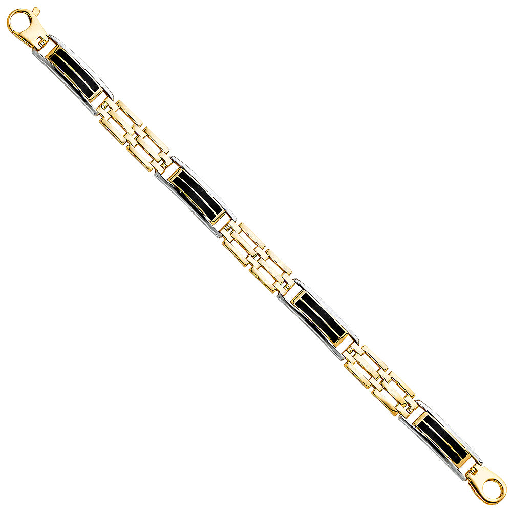 Fancy Men’s Bracelets - 14K GOLD - AB518