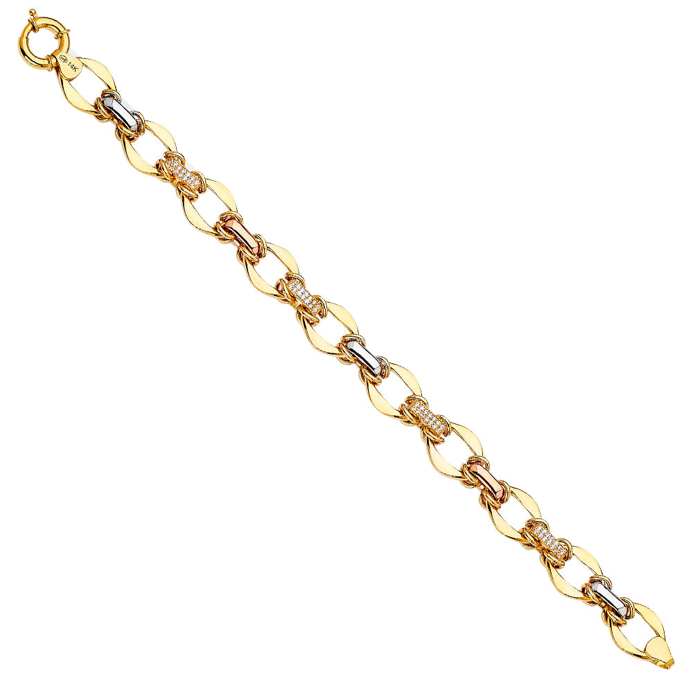 Fancy Bracelets - 14K GOLD - AB570