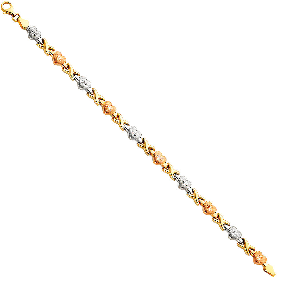 Stampato & Charm Bracelets - 14K GOLD - AB59
