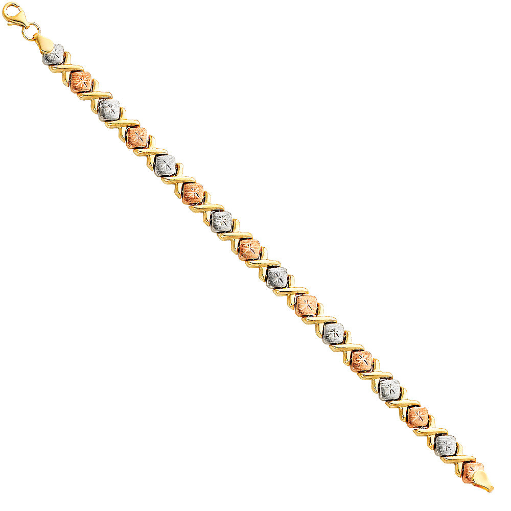 Stampato & Charm Bracelets - 14K GOLD - AB62