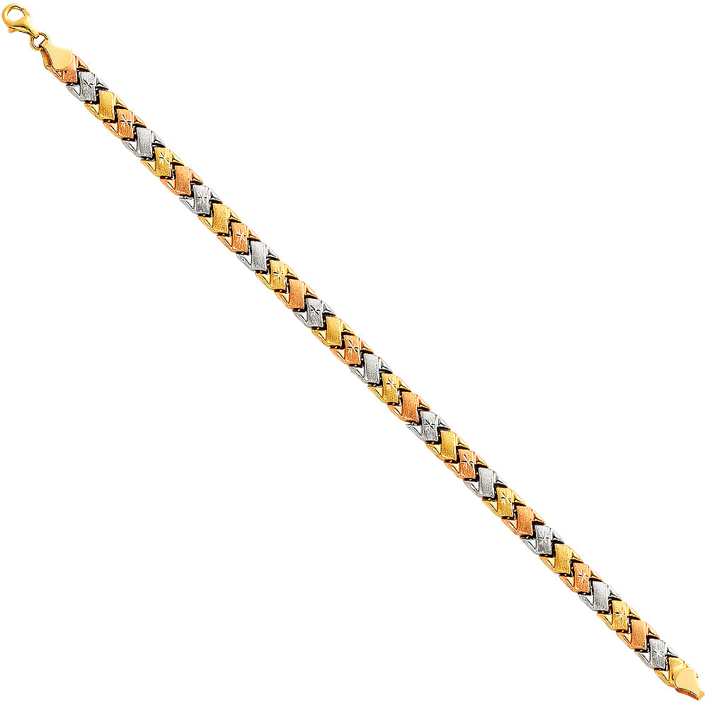 Stampato & Charm Bracelets - 14K GOLD - AB68