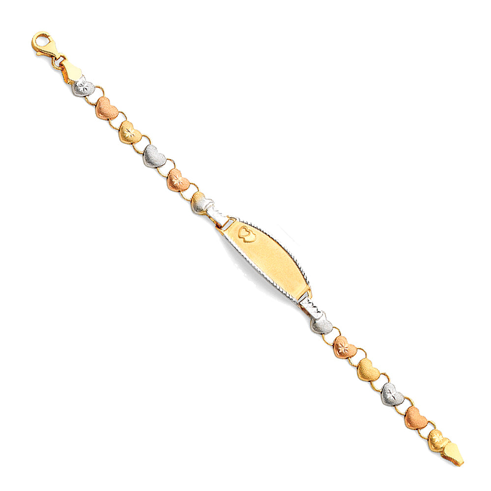 Stampato ID Bracelets - 14K GOLD - AB71