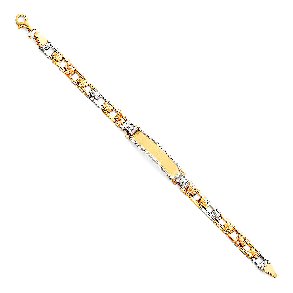 Stampato ID Bracelets - 14K GOLD - AB82