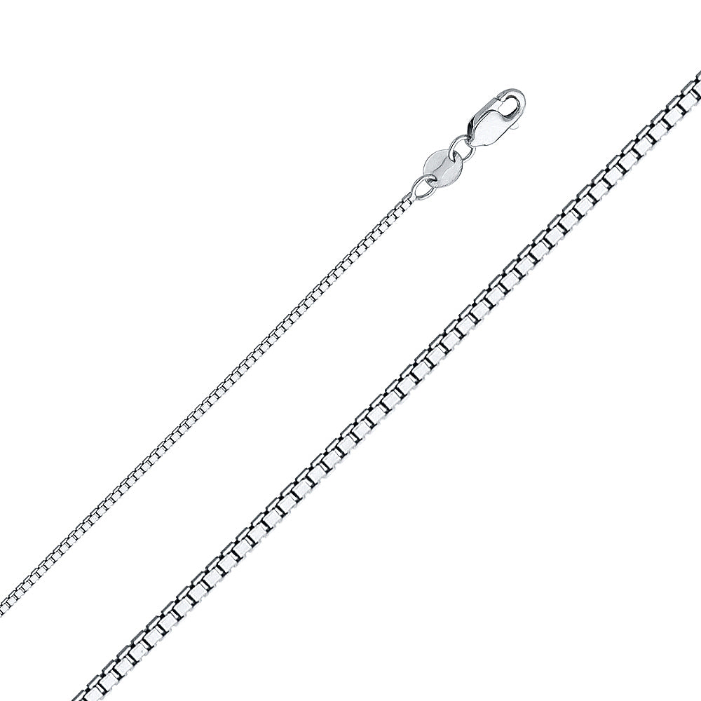 Box White - 1.0 mm 14K GOLD - CH259