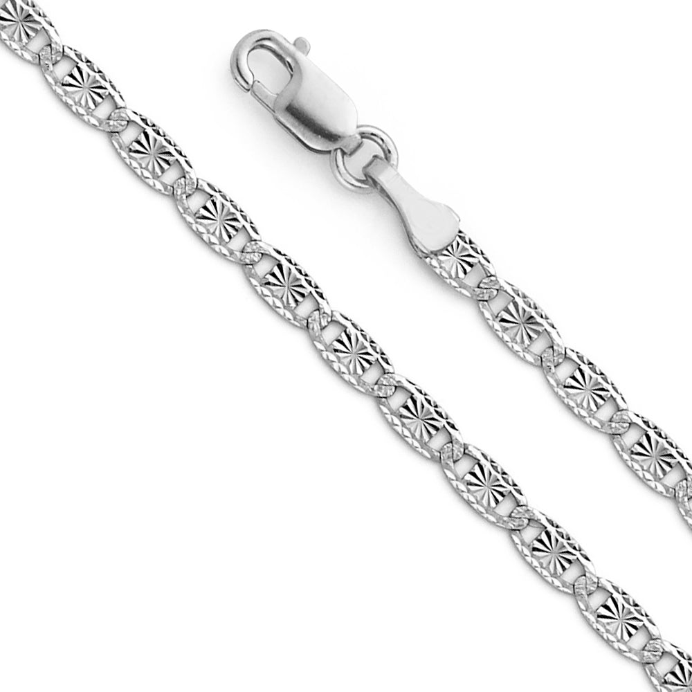 Cadena Valentino with Star & Rail D.C. 3 Color and Whiter CH381