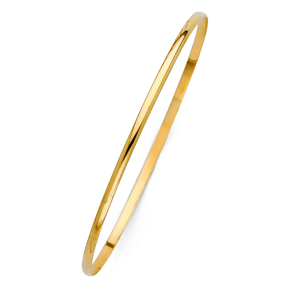 Solid Bangles - 14K GOLD - GL125