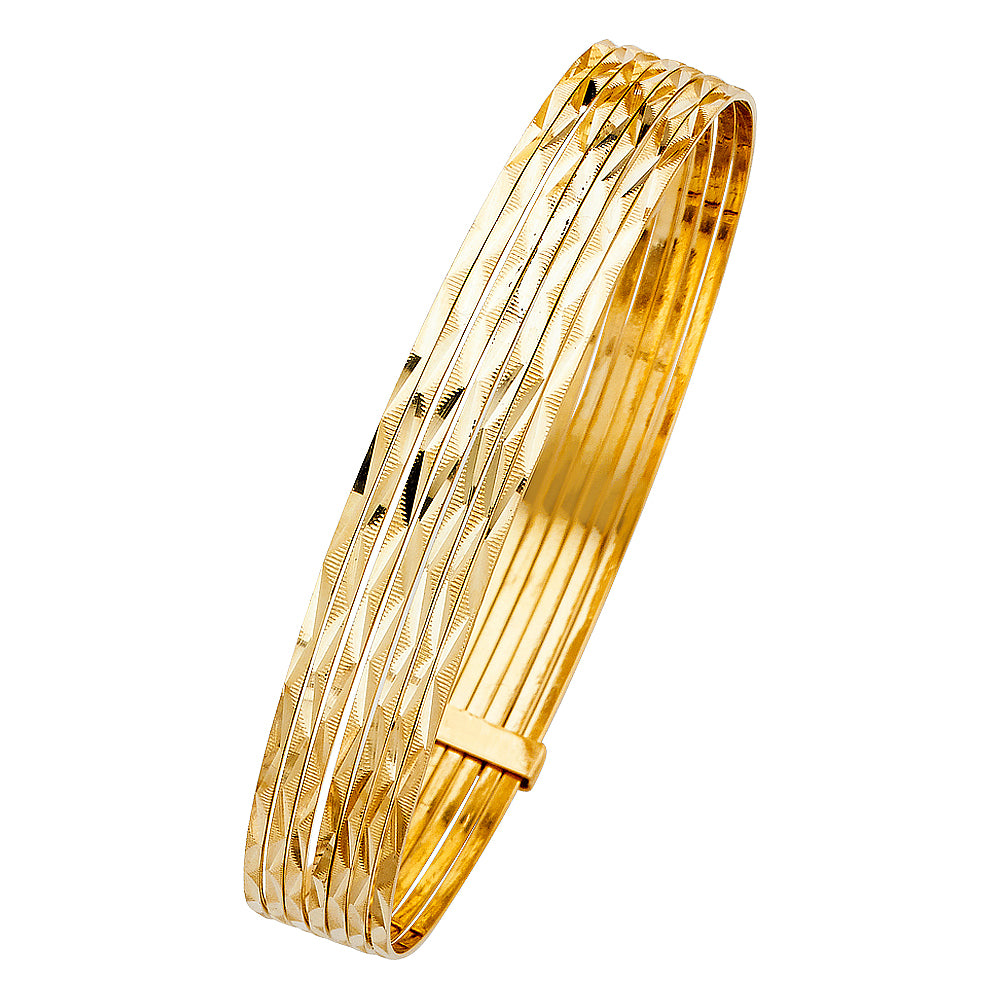 7 Days Bangles - 14K GOLD - GL134
