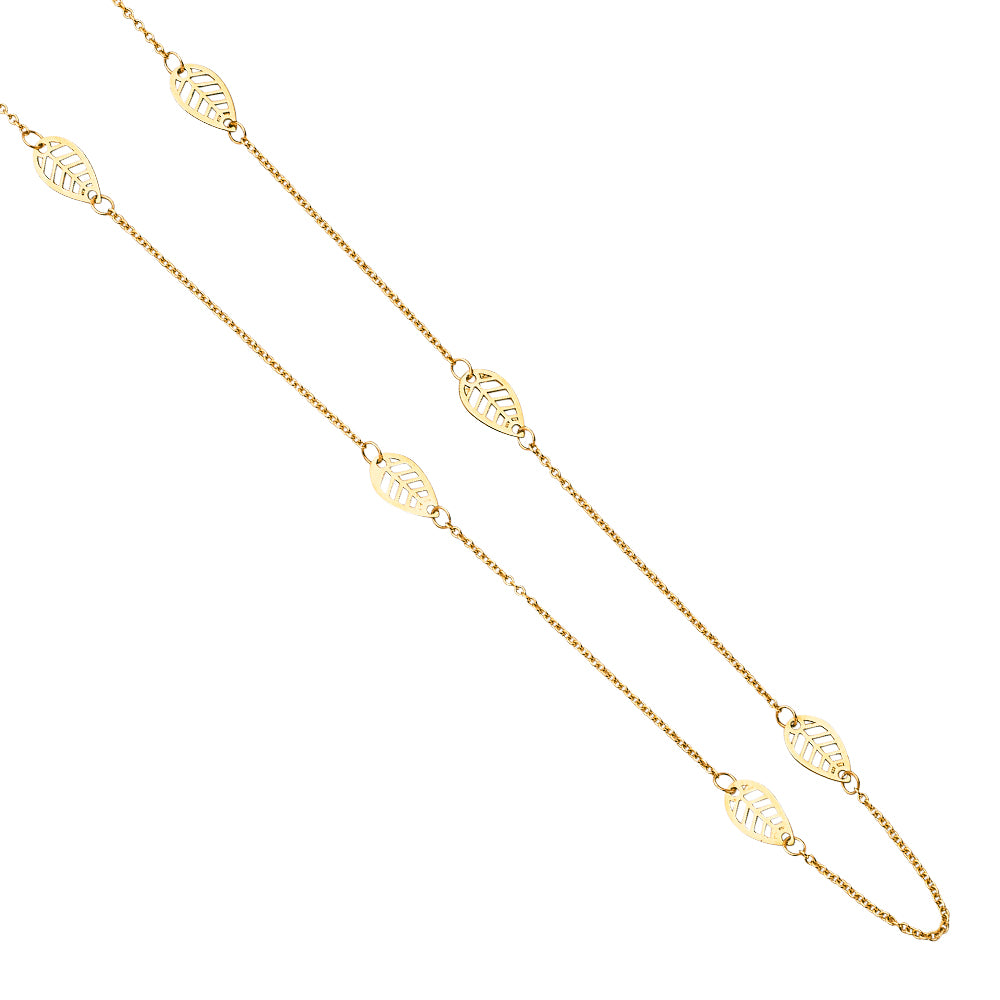 Light Fancy Chain Necklaces - 2.5 mm 14K GOLD - NK259