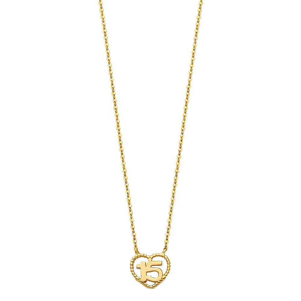 Fancy Necklaces - 14K GOLD - NK112