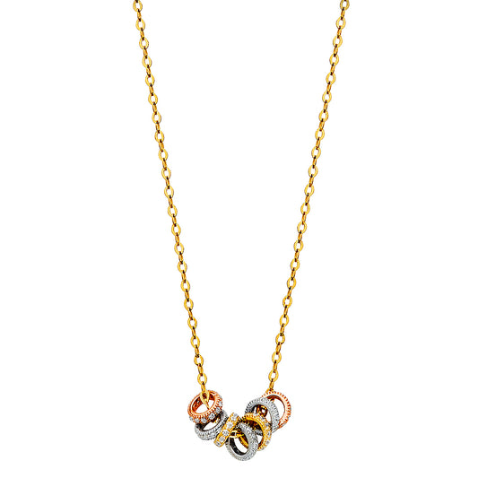 Fancy Necklaces - 14K GOLD - NK134