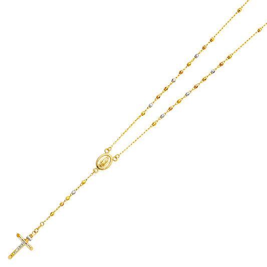 Rosary - 3 mm - 14K GOLD - NK167