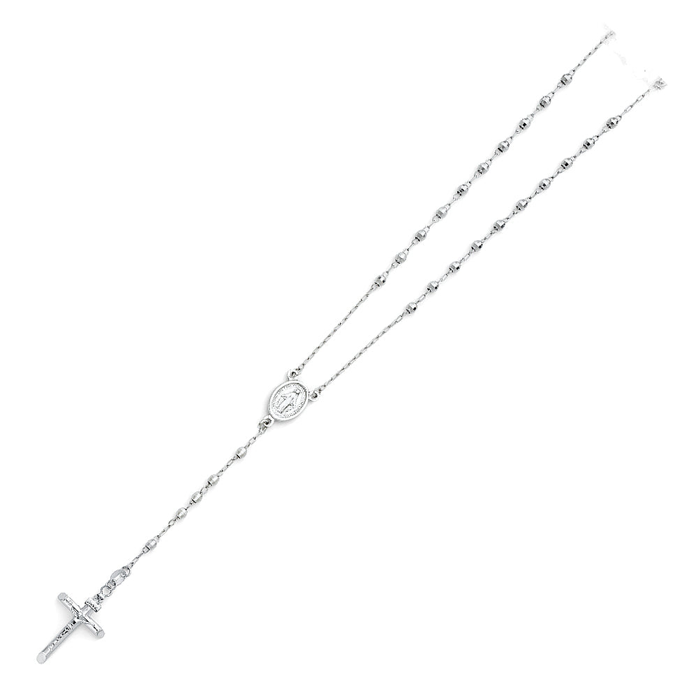 Rosary - 4 mm - 14K GOLD - NK175
