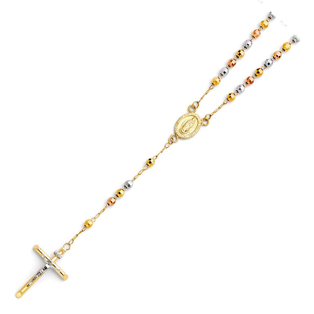 Rosary - 4 mm - 14K GOLD - NK179