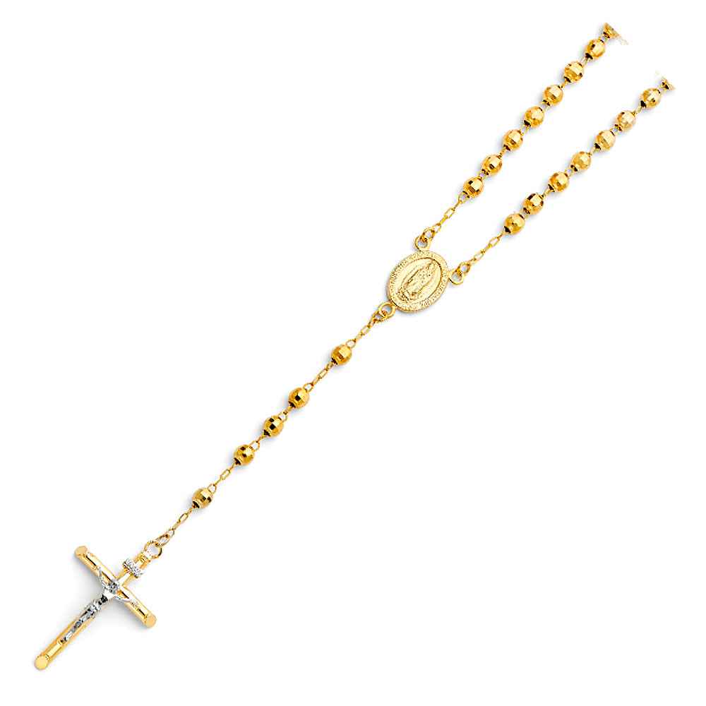 Rosary - 4 mm - 14K GOLD - NK181