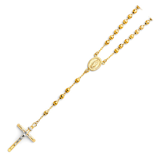 Rosary - 4 mm - 14K GOLD - NK181