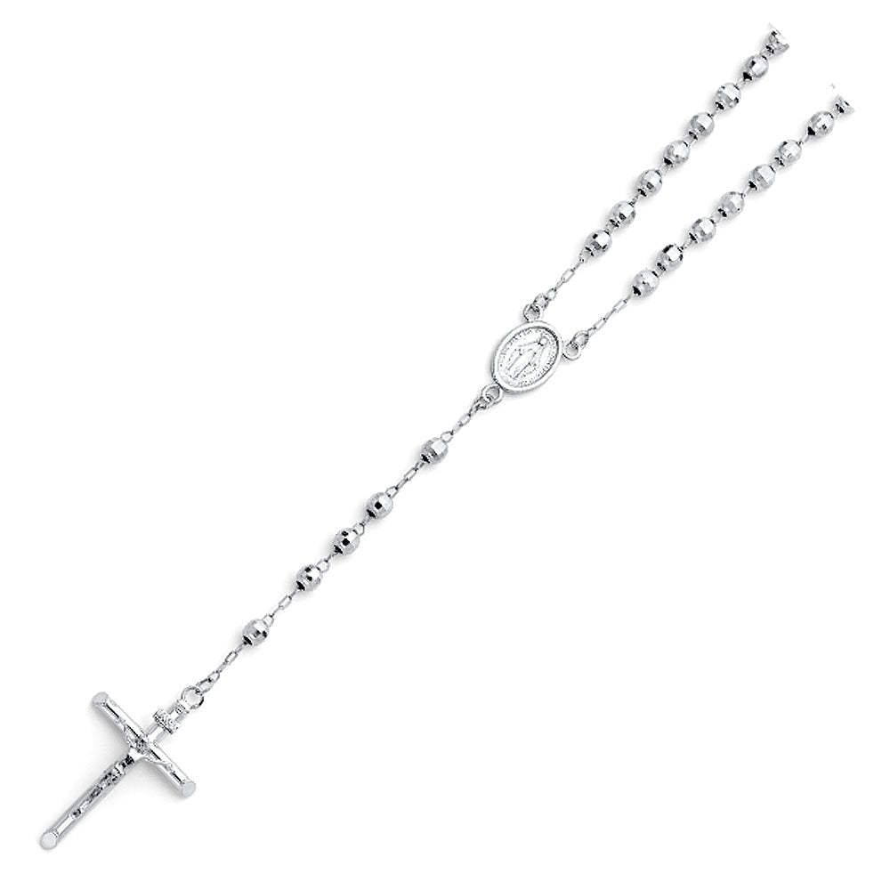 Rosary - 3 mm - 14K GOLD - NK184