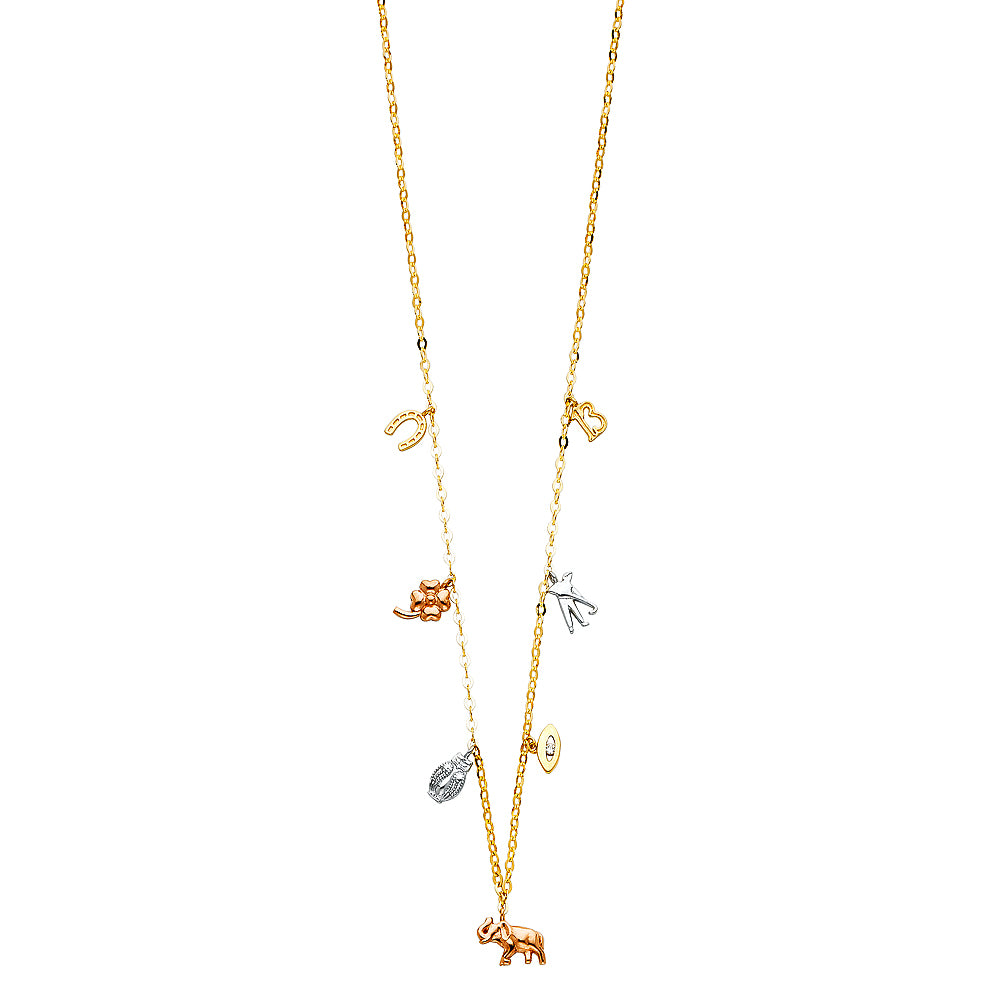 Light Necklaces - 14K GOLD - NK197