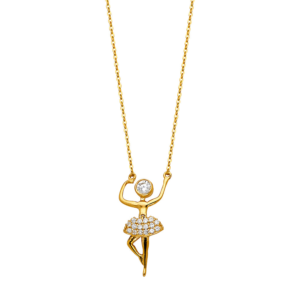 Fancy Necklaces - 14K GOLD - NK87