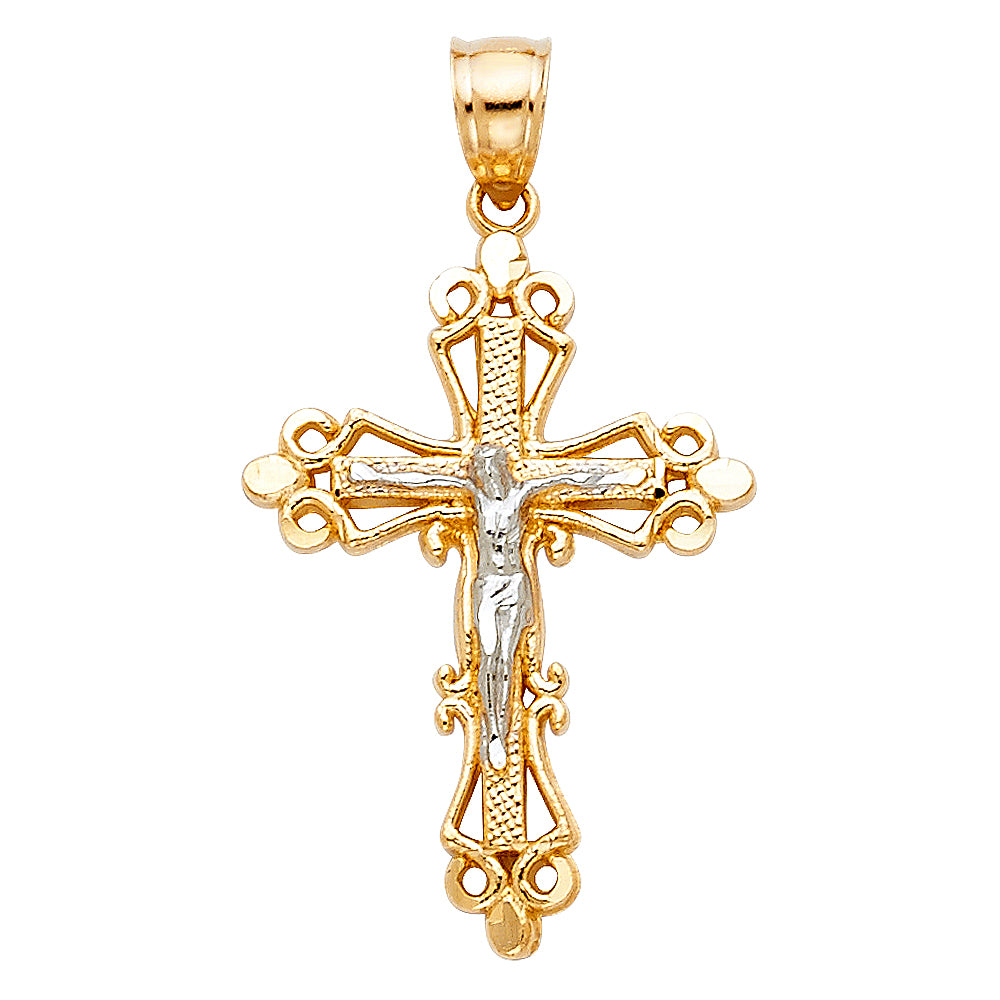 Crucifix Pendants - 14K GOLD - PT1001