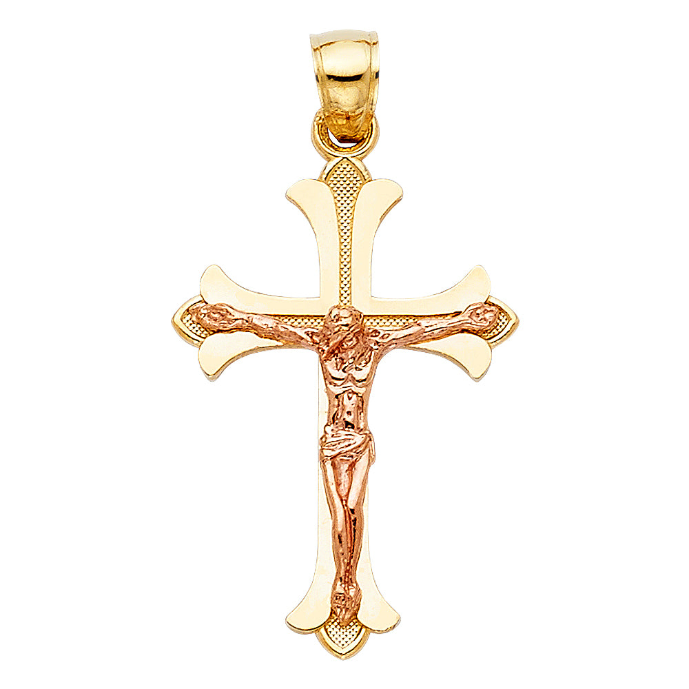 Crucifix Pendants - 14K GOLD - PT1003