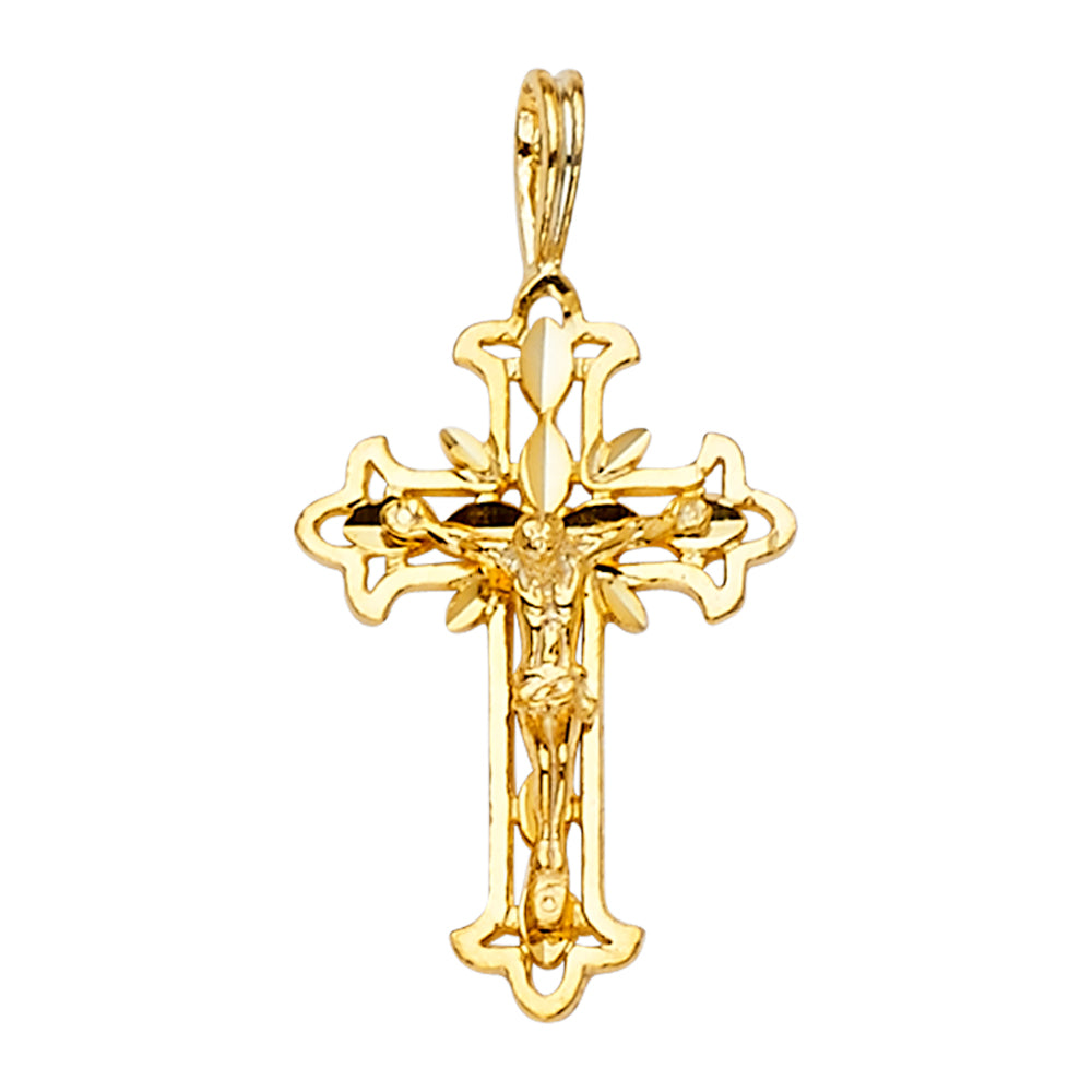 Crucifix Pendants - 14K GOLD - PT1006