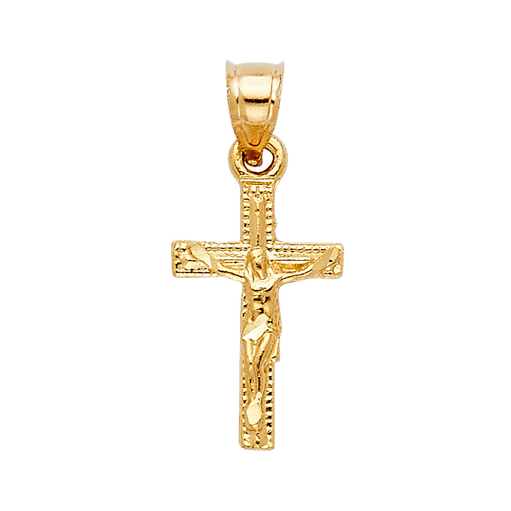Crucifix Pendants - 14K GOLD - PT1007