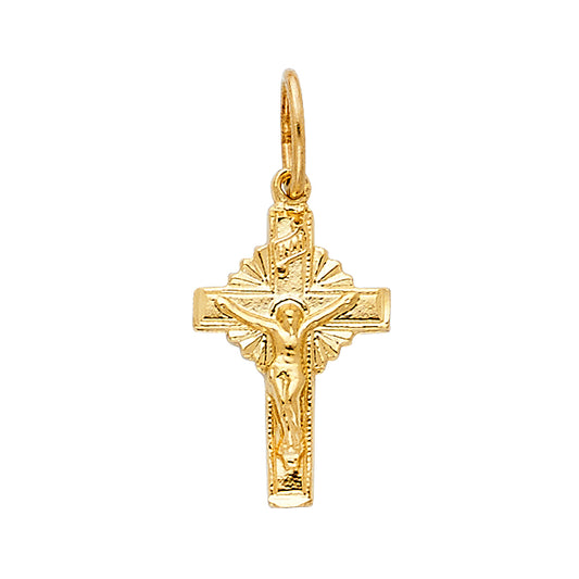 Crucifix Pendants - 14K GOLD - PT1011