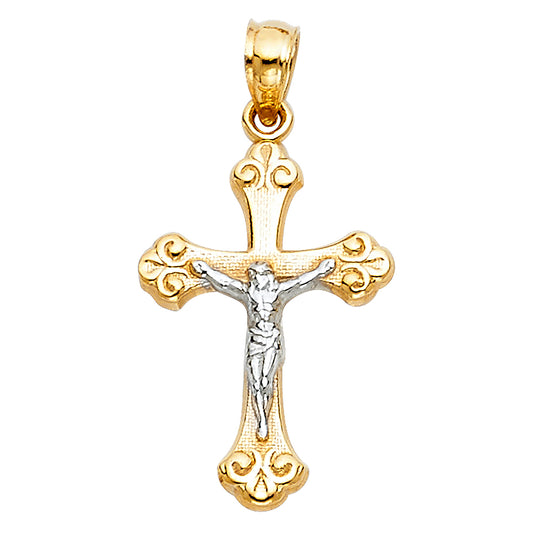 Crucifix Pendants - 14K GOLD - PT1021