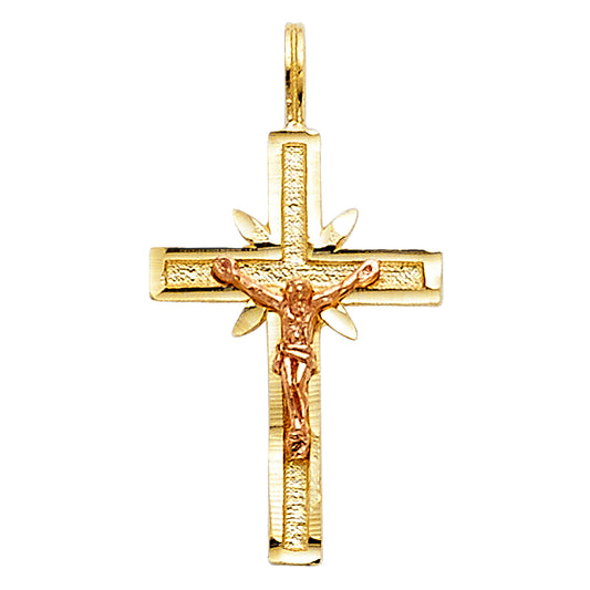 Crucifix Pendants - 14K GOLD - PT1024