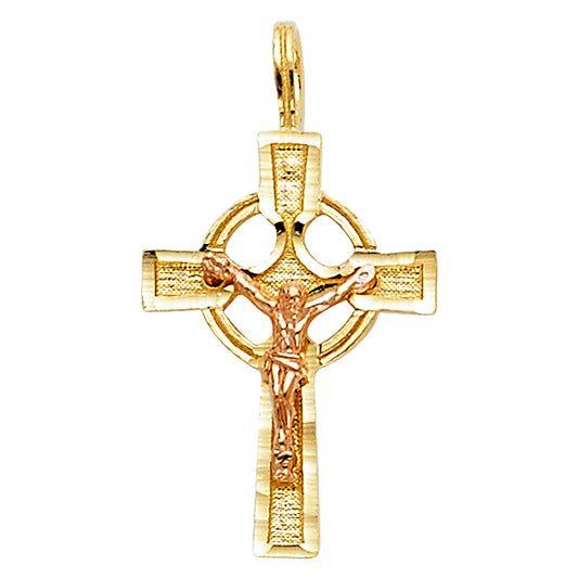 Crucifix Pendants - 14K GOLD - PT1025