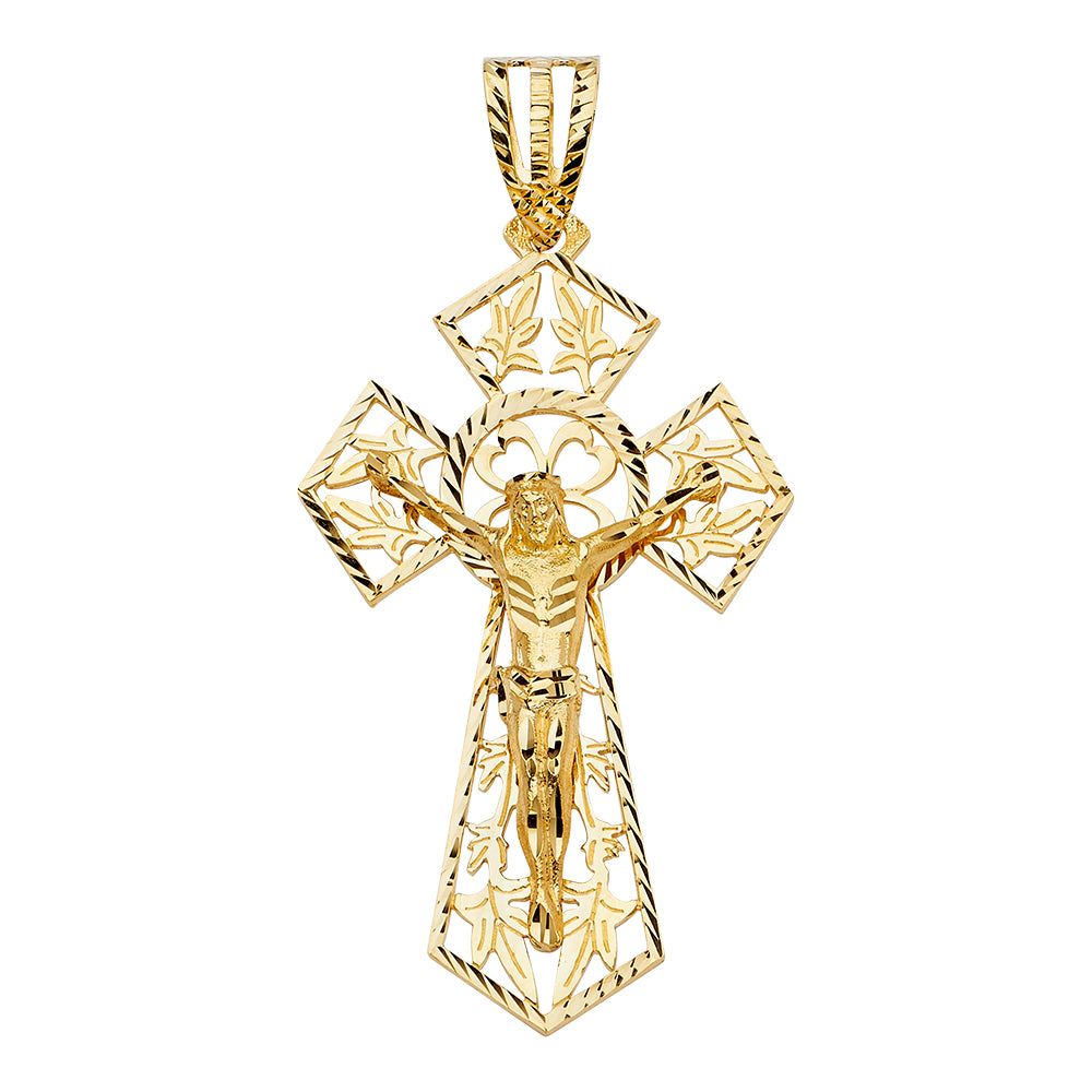Crucifix Pendants - 14K GOLD - PT1209