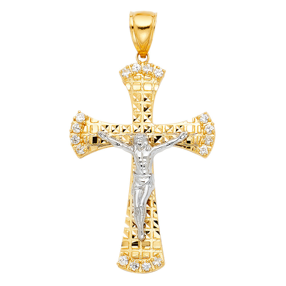 Crucifix Pendants - 14K GOLD - PT1216