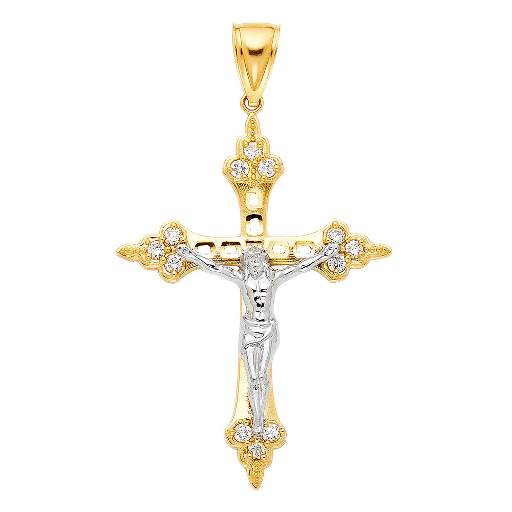 Crucifix Pendants - 14K GOLD - PT1218