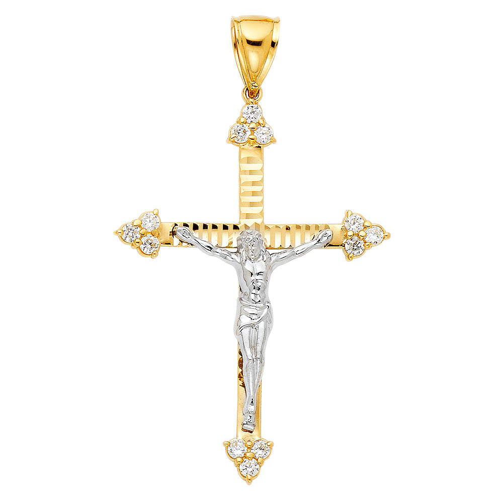 Crucifix Pendants - 14K GOLD - PT1219