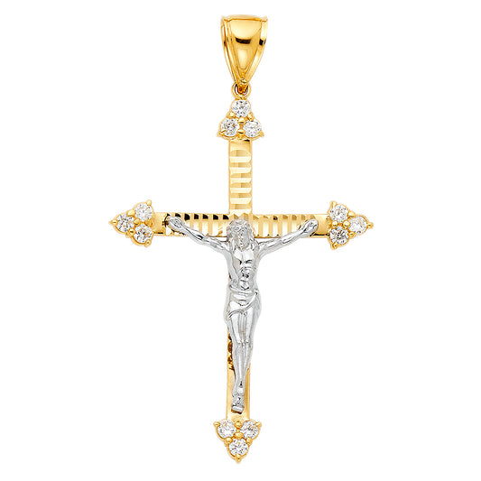 Crucifix Pendants - 14K GOLD - PT1219