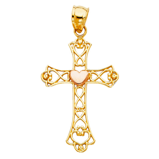 Cross Pendants - 14K GOLD - PT2125