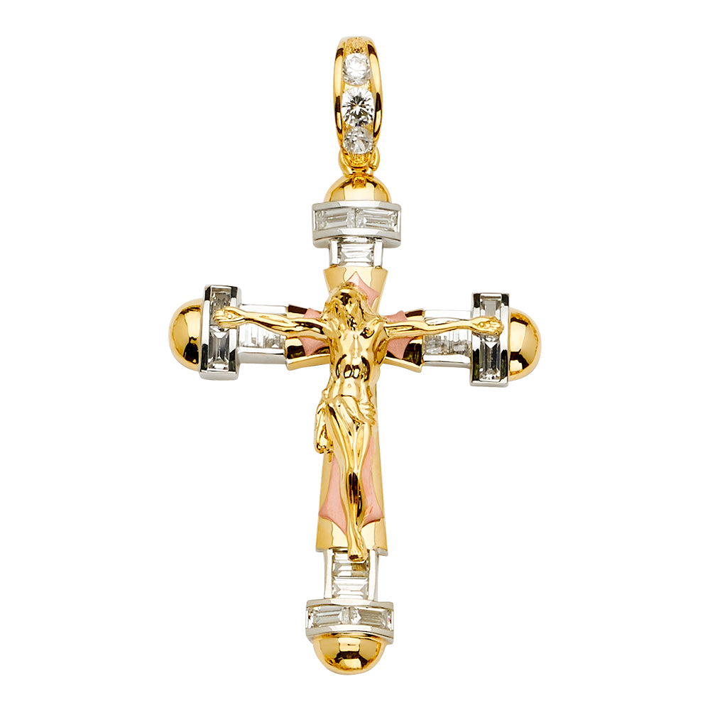 Crucifix Pendants - 14K GOLD - PT2157