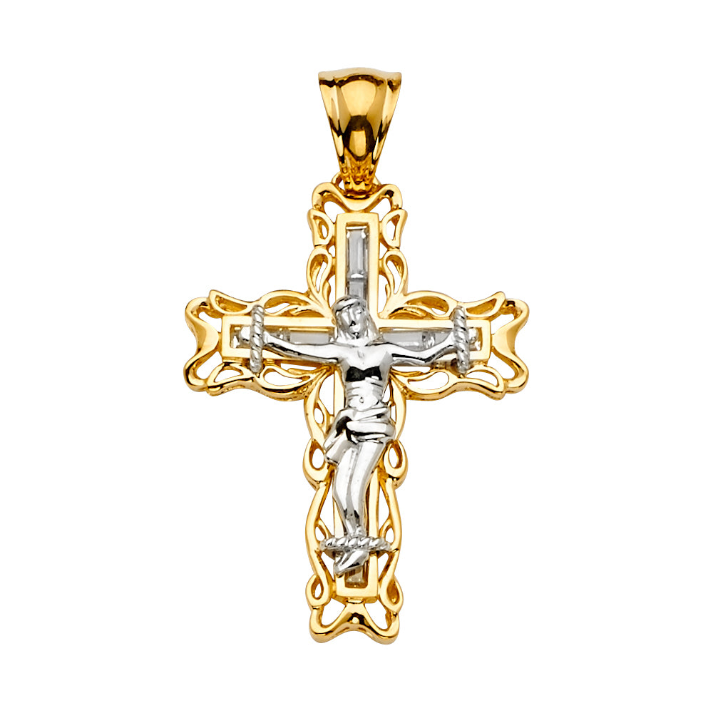Crucifix Pendants - 14K GOLD - PT2158