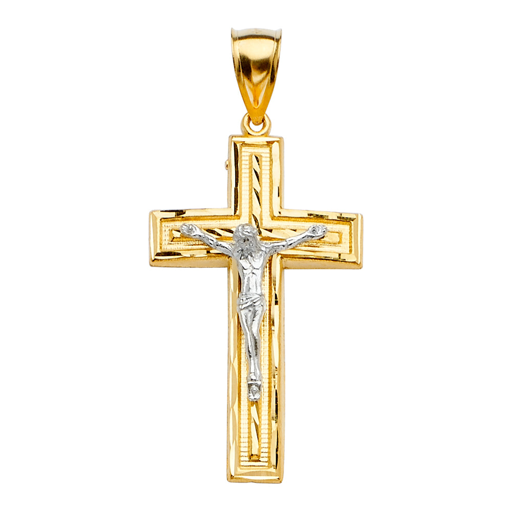 Fancy Crucifix Pendants - 14K GOLD - PT2178