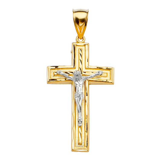 Fancy Crucifix Pendants - 14K GOLD - PT2178