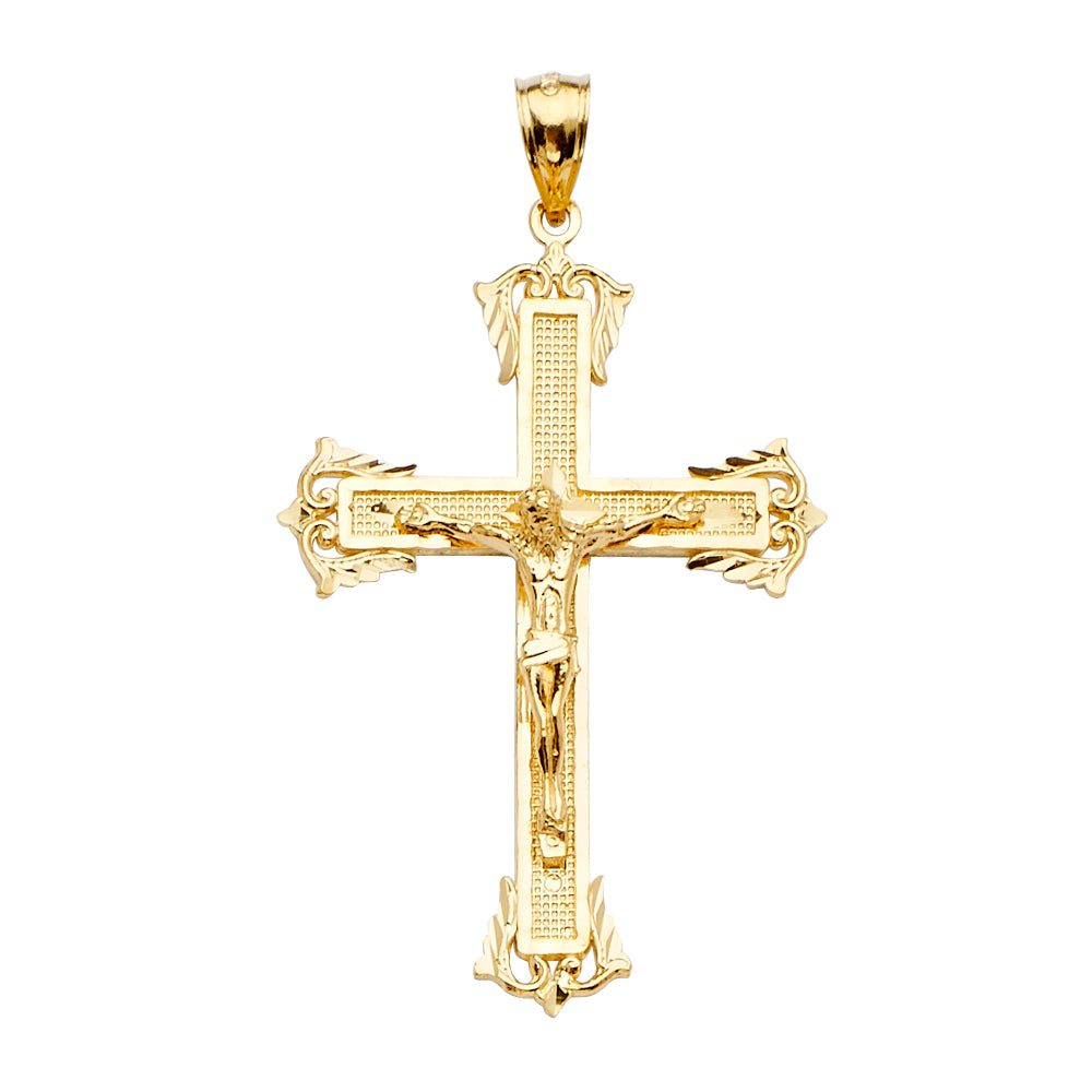 Fancy Crucifix Pendants - 14K GOLD - PT2180