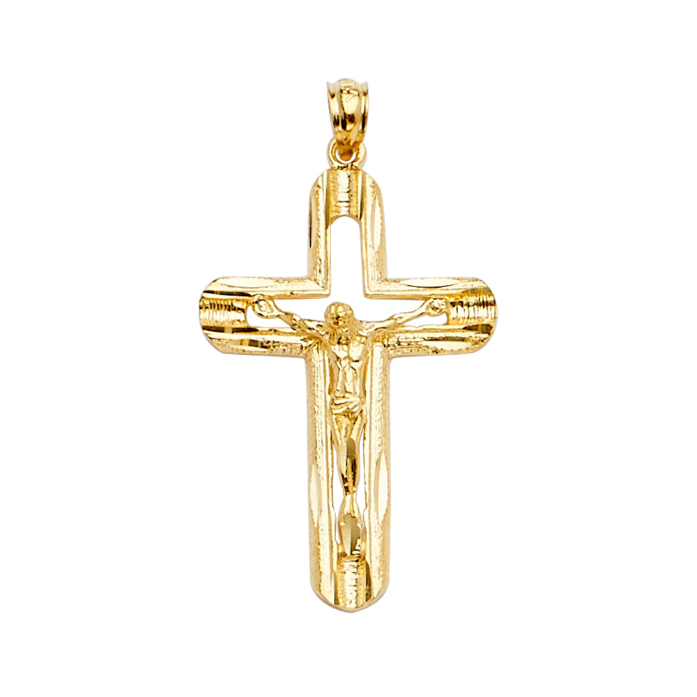 Fancy Crucifix Pendants - 14K GOLD - PT2181