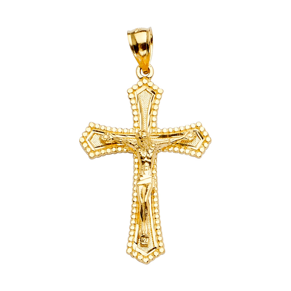 Fancy Crucifix Pendants - 14K GOLD - PT2182