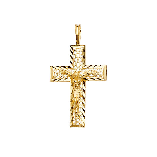 Fancy Crucifix Pendants - 14K GOLD - PT2188