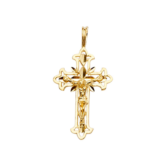 Fancy Crucifix Pendants - 14K GOLD - PT2190