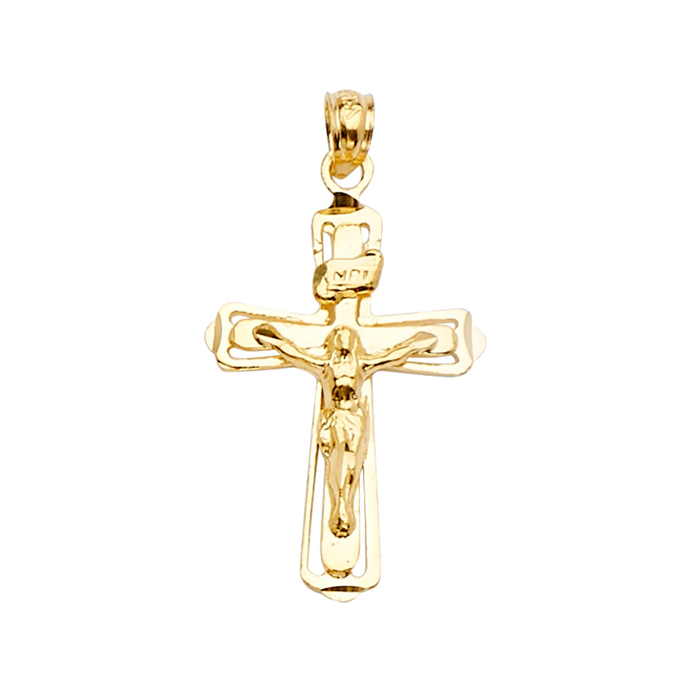 Fancy Crucifix Pendants - 14K GOLD - PT2191