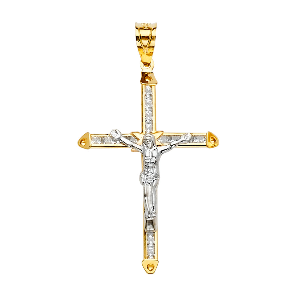 Fancy Crucifix Pendants - 14K GOLD - PT2195