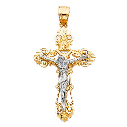 Crucifix Pendants - 14K GOLD - PT60