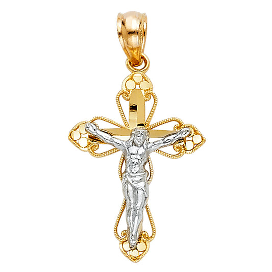 Crucifix Pendants - 14K GOLD - PT76