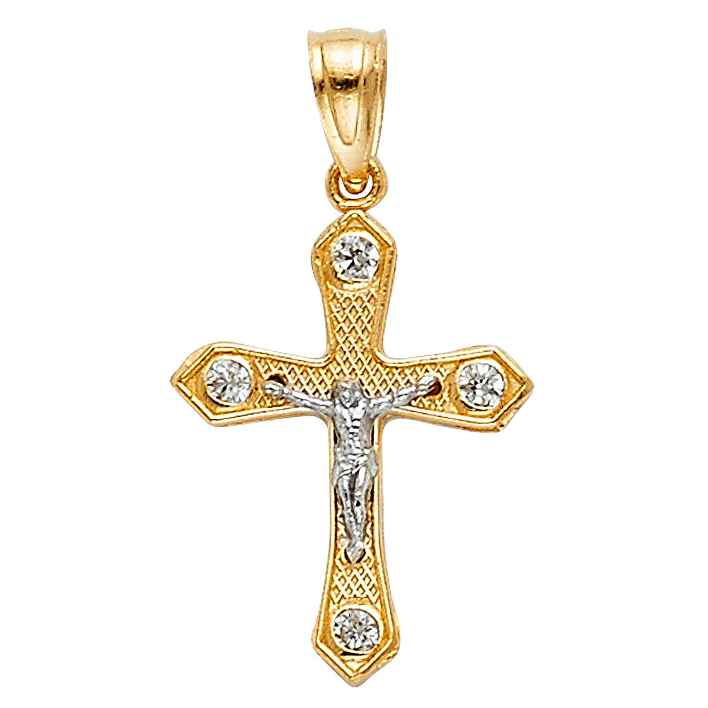 Crucifix Pendants - 14K GOLD - PT77